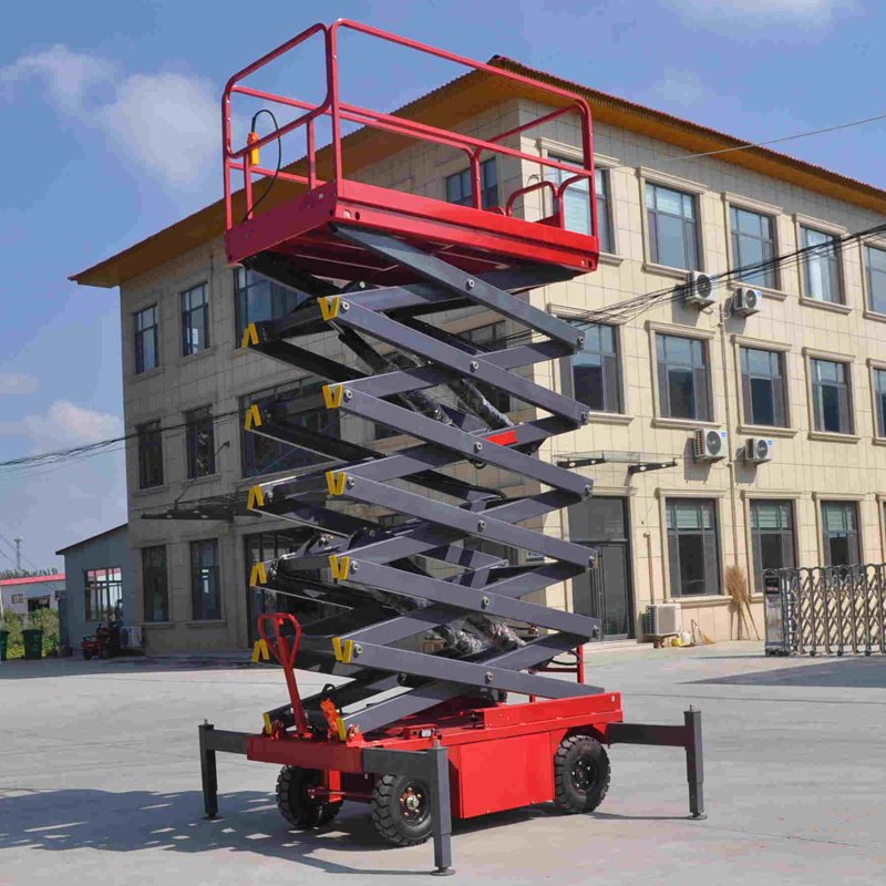 9m Electric Mobile Hydraulic Lift Platform Customized Color - Tuhe lift